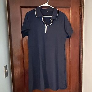 Navy Blue Nylon Golf /Casual Dress